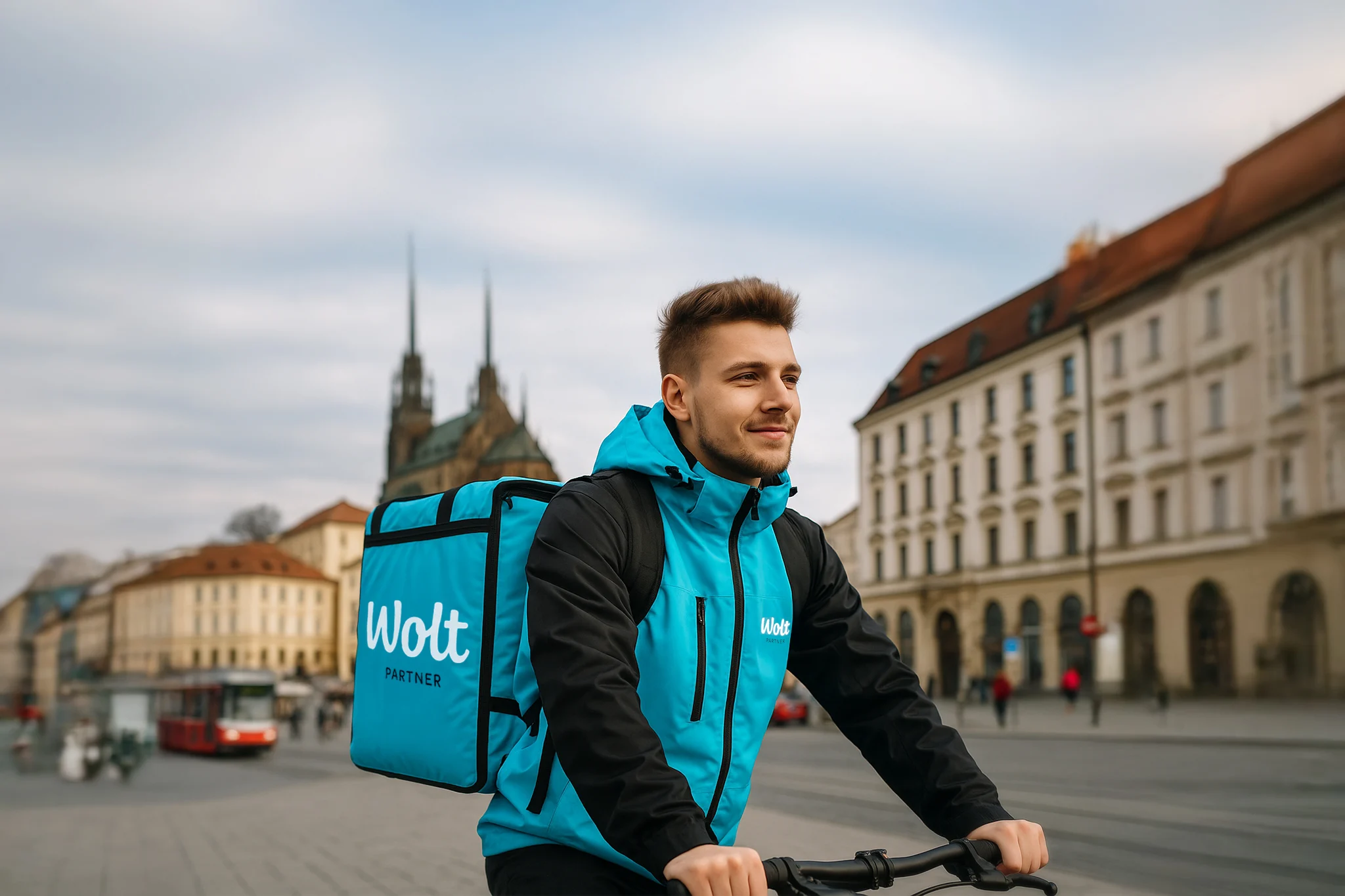 Rozvoz květin po Brně Wolt